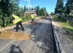 В Усть-Вымском районе закончены работы на дорожных объектах